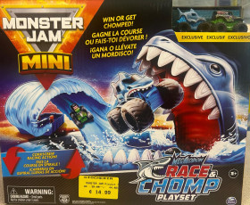 Monster Jam Race & Chomp Playset